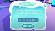 The code redemption window for Ice Skating Simulator. (Image via Roblox Corporation)